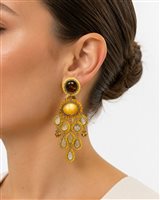 Pendientes Cianfrone Gioielli Mujer in Plata F217OR-ART63-GIALLO - F217OR-ART63-GIALLO
